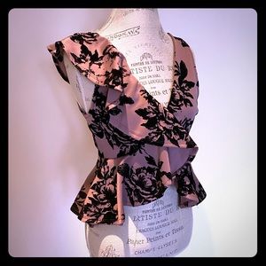 NWT dressy peplum top from A’gaci